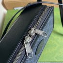 1:1 Replica Gucci Mini Bag With Interlocking G Black GG Supreme Canvas For Women 9in/23cm GG