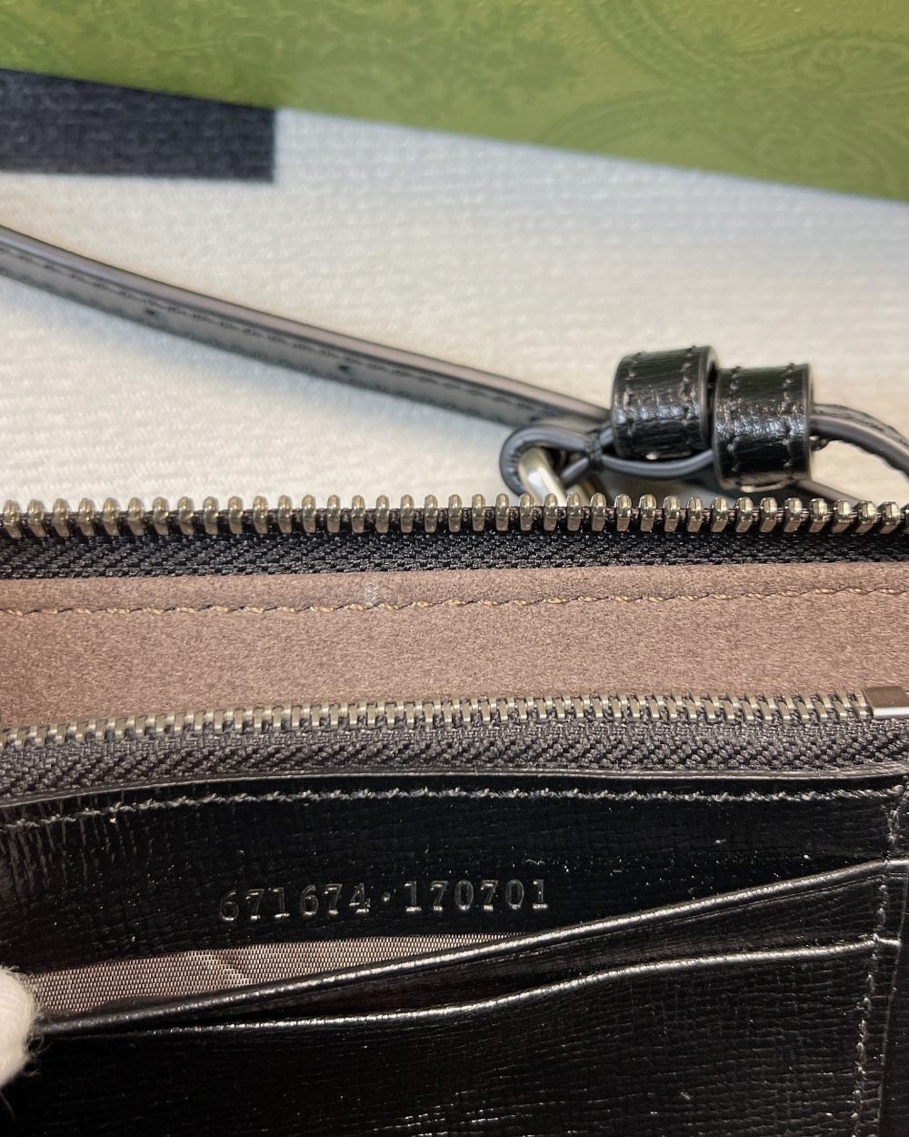 1:1 Replica Gucci Mini Bag With Interlocking G Black GG Supreme Canvas For Women 9in/23cm GG