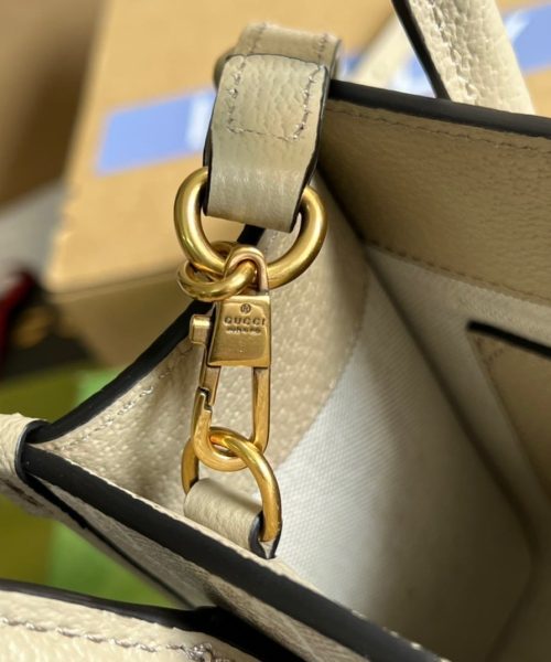 1:1 Replica Gucci Mini Tote Bag With Interlocking G Beige For Women, Women's Bags 7.8in/20cm GG ‎671623 UULBT 9683
