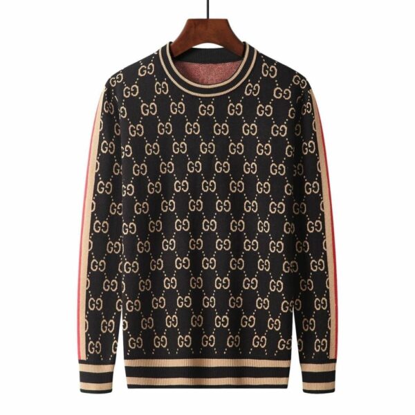 Gucci Monogram GG Sweatshirt Brown For Men