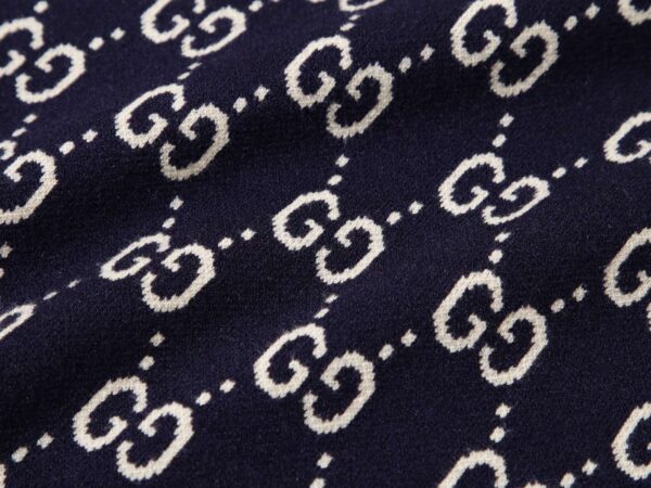 Gucci Monogram GG Sweatshirt Navy Blue For Men