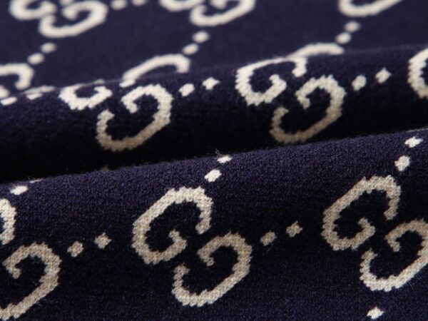 Gucci Monogram GG Sweatshirt Navy Blue For Men
