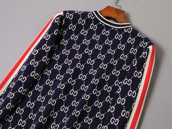 Gucci Monogram GG Sweatshirt Navy Blue For Men