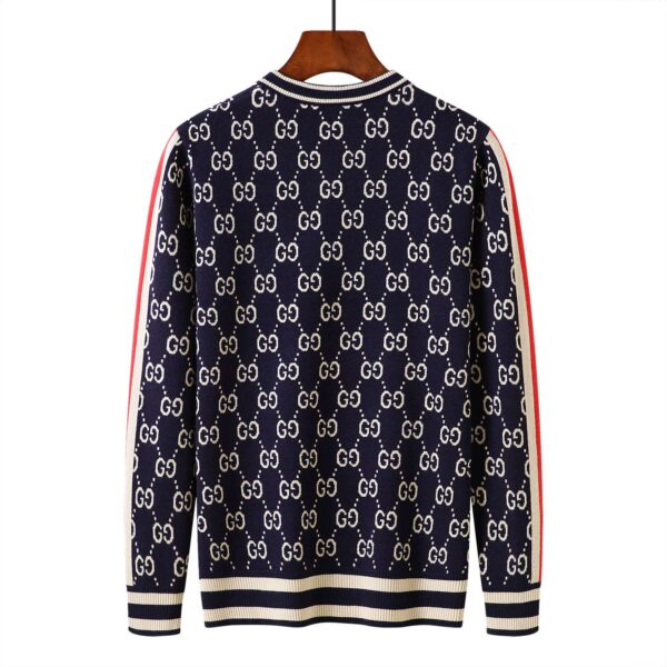 Gucci Monogram GG Sweatshirt Navy Blue For Men