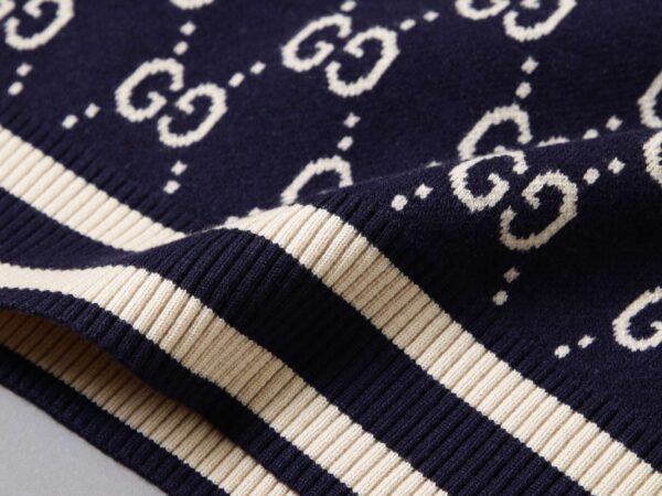 Gucci Monogram GG Sweatshirt Navy Blue For Men