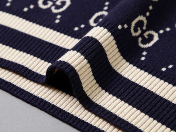Gucci Monogram GG Sweatshirt Navy Blue For Men