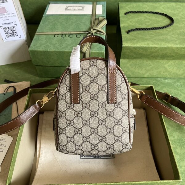 1:1 Replica Gucci Multi-Function Bag Brown For Women 19cm / 7.5in