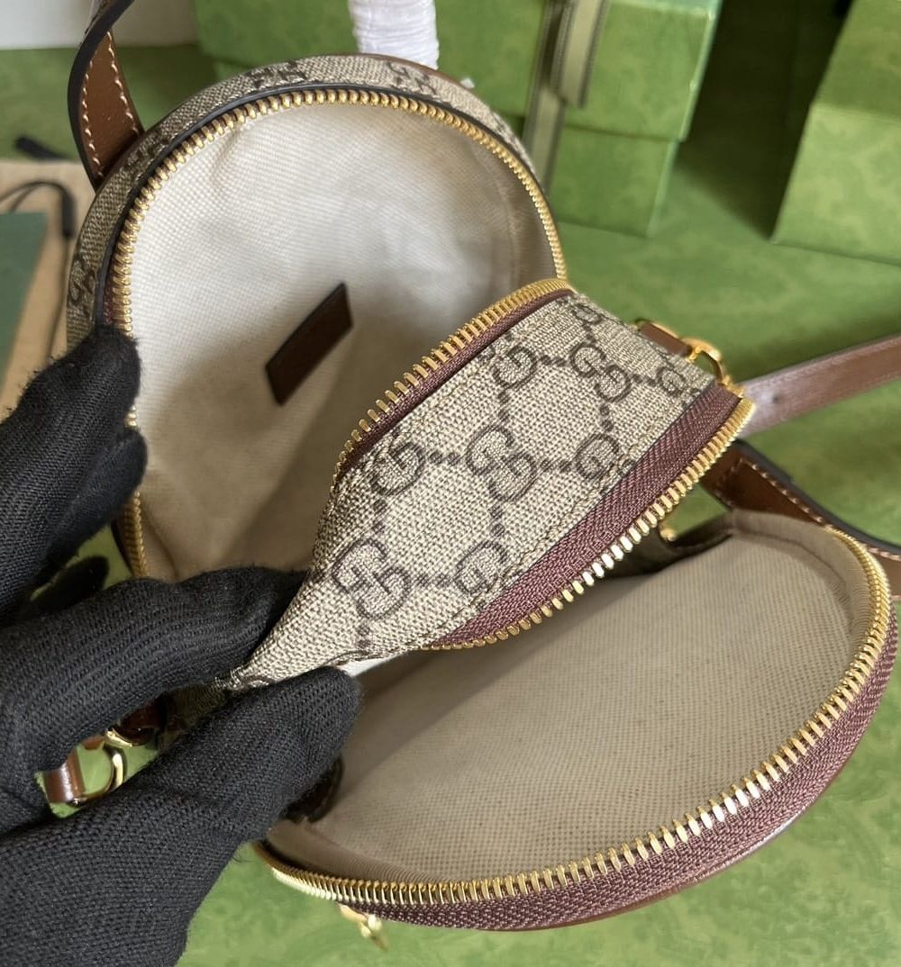 1:1 Replica Gucci Multi-Function Bag Brown For Women 19cm / 7.5in