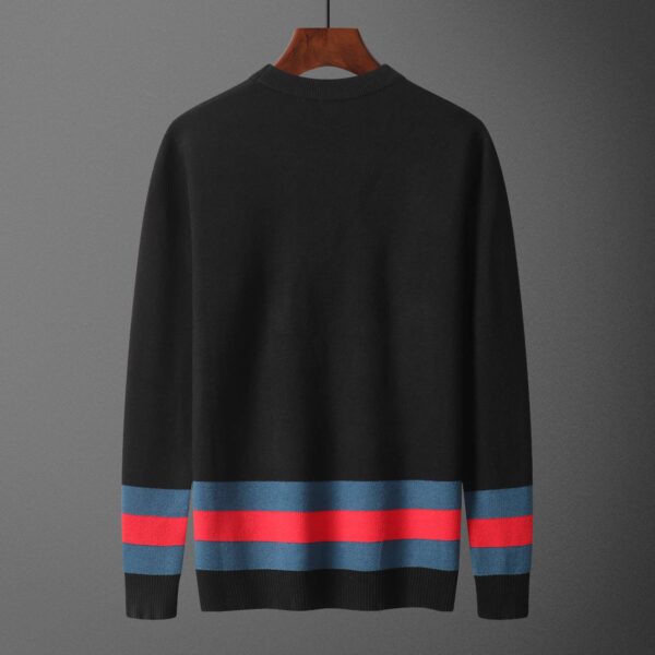 Gucci Mustard Crew Neck Sweater Black For Men