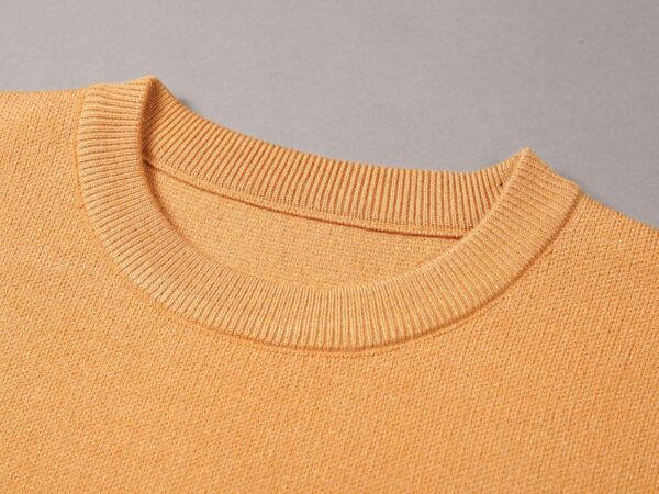 Gucci Mustard Crew Neck Sweater Yellow For Men