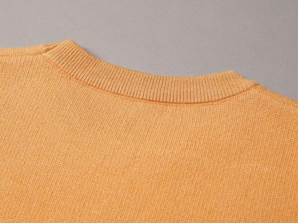 Gucci Mustard Crew Neck Sweater Yellow For Men