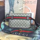 1:1 Replica Gucci Neo Vintage GG Supreme Belt Bag Beige/ebony GG Supreme Canvas With Brown For Women 9.4in/24cm GG 493930 9C2VT 8745