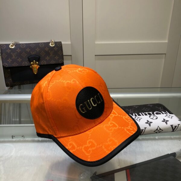 Gucci Off The Grid Baseball Hat Orange GG Hat