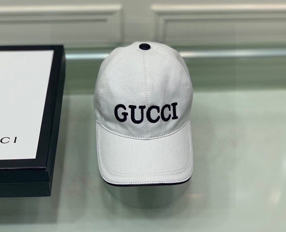 Gucci Off The Grid Baseball Hat White GG Hat