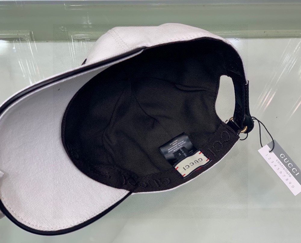 Gucci Off The Grid Baseball Hat White GG Hat