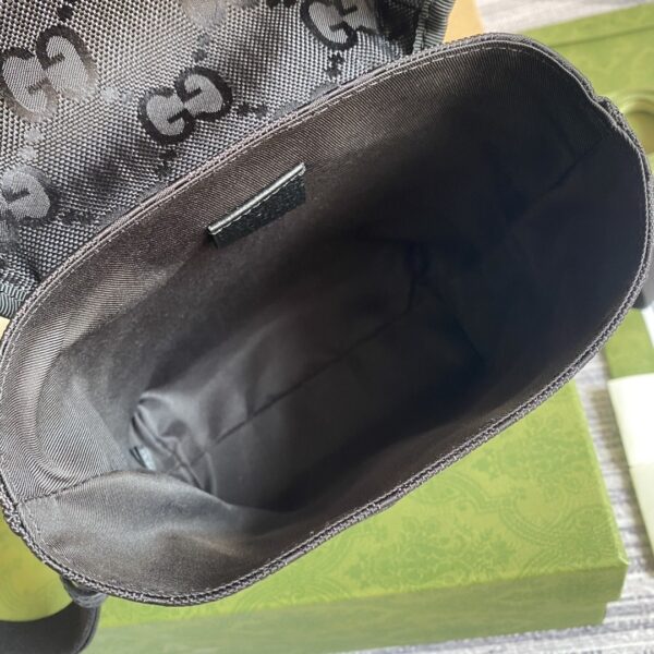 1:1 Replica Gucci Off The Grid Messenger Bag Black GG ECONYL® For Men  7.3in/18.5cm GG 643858 H9HKN