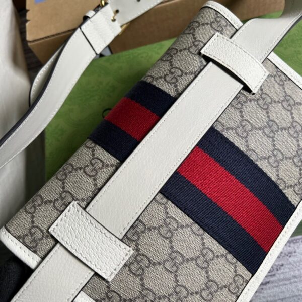 1:1 Replica Gucci Ophidia Belt Bag Beige And Ebony GG Supreme Canvas, A Material With Low Environmental Impact For Men  8.7in/22cm GG 674081 96IWT 9794
