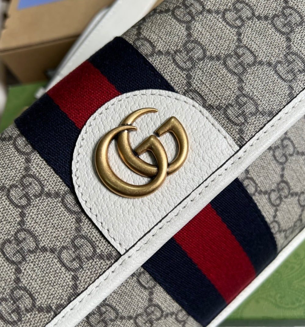 1:1 Replica Gucci Ophidia Belt Bag Beige And Ebony GG Supreme Canvas, A Material With Low Environmental Impact For Men  8.7in/22cm GG 674081 96IWT 9794