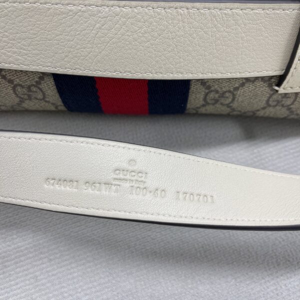 1:1 Replica Gucci Ophidia Belt Bag Beige And Ebony GG Supreme Canvas, A Material With Low Environmental Impact For Men  8.7in/22cm GG 674081 96IWT 9794