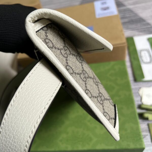 1:1 Replica Gucci Ophidia Belt Bag Beige And Ebony GG Supreme Canvas, A Material With Low Environmental Impact For Men  8.7in/22cm GG 674081 96IWT 9794