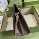 1:1 Replica Gucci Ophidia GG Medium Shoulder Bag Beige/Ebony GG Supreme Canvas Green And Red Web For Women 13in/32.5cm GG 503876 K05NG 8745