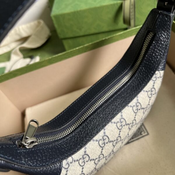 1:1 Replica Gucci Ophidia GG Mini Bag Beige And Blue GG Supreme Canvas For Women 7.9in/20cm GG 658551 96IWN 4076