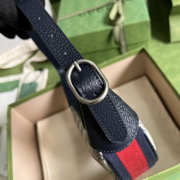 1:1 Replica Gucci Ophidia GG Mini Bag Beige And Blue GG Supreme Canvas For Women 7.9in/20cm GG 658551 96IWN 4076