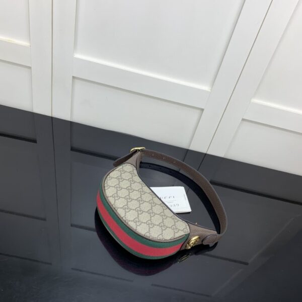 1:1 Replica Gucci Ophidia GG Mini Bag Beige And Dusty Grey GG Supreme Canvas For Women 8in/20cm GG
