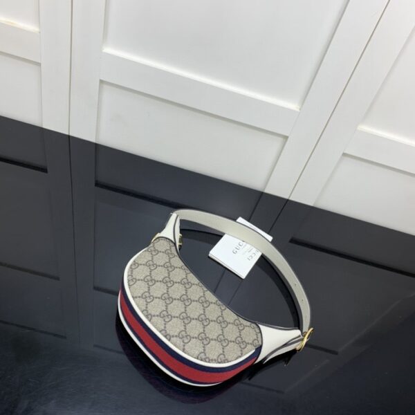 1:1 Replica Gucci Ophidia GG Mini Bag Beige And Ebony GG Supreme Canvas For Women 7.9in/20cm GG 658551 96IWG 9794