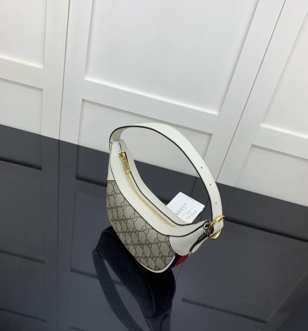 1:1 Replica Gucci Ophidia GG Mini Bag Beige And Ebony GG Supreme Canvas For Women 7.9in/20cm GG 658551 96IWG 9794