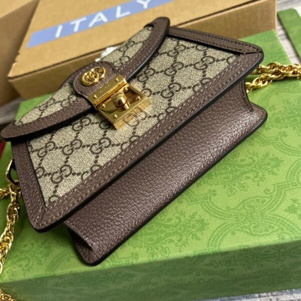 1:1 Replica Gucci Ophidia GG Mini Shoulder Bag Beige For Women, Women's Bags 6.9in/18cm GG 696180 96IWG 8745