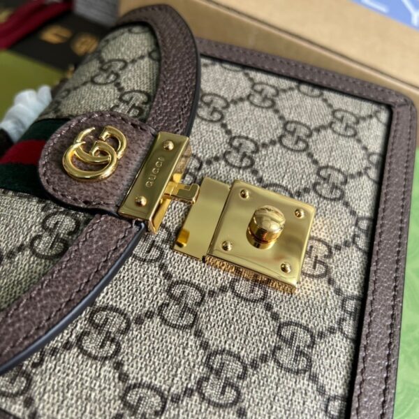 1:1 Replica Gucci Ophidia GG Mini Shoulder Bag Beige For Women, Women's Bags 6.9in/18cm GG 696180 96IWG 8745