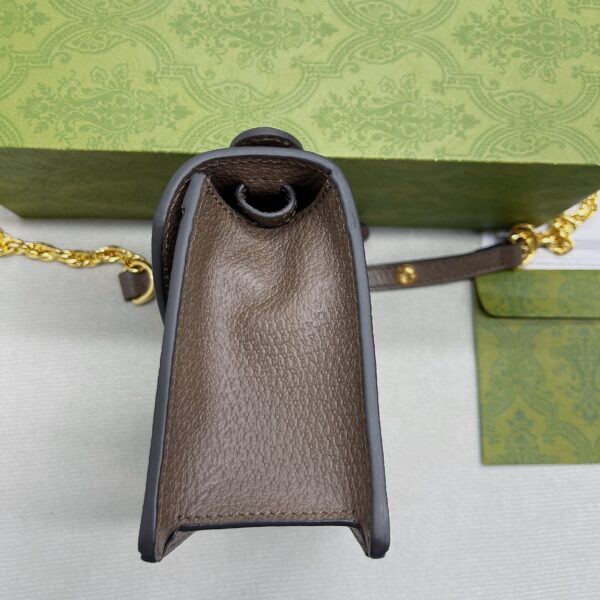 1:1 Replica Gucci Ophidia GG Mini Shoulder Bag Beige For Women, Women's Bags 6.9in/18cm GG 696180 96IWG 8745