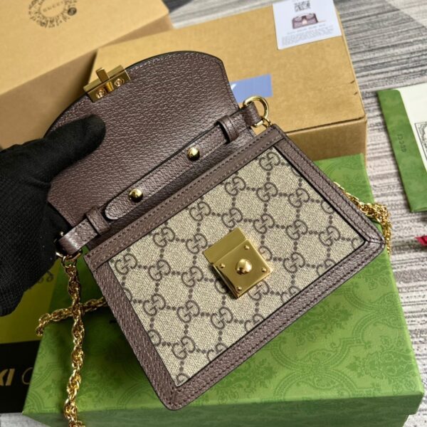 1:1 Replica Gucci Ophidia GG Mini Shoulder Bag Beige For Women, Women's Bags 6.9in/18cm GG 696180 96IWG 8745