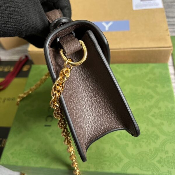 1:1 Replica Gucci Ophidia GG Mini Shoulder Bag Beige For Women, Women's Bags 6.9in/18cm GG 696180 96IWG 8745
