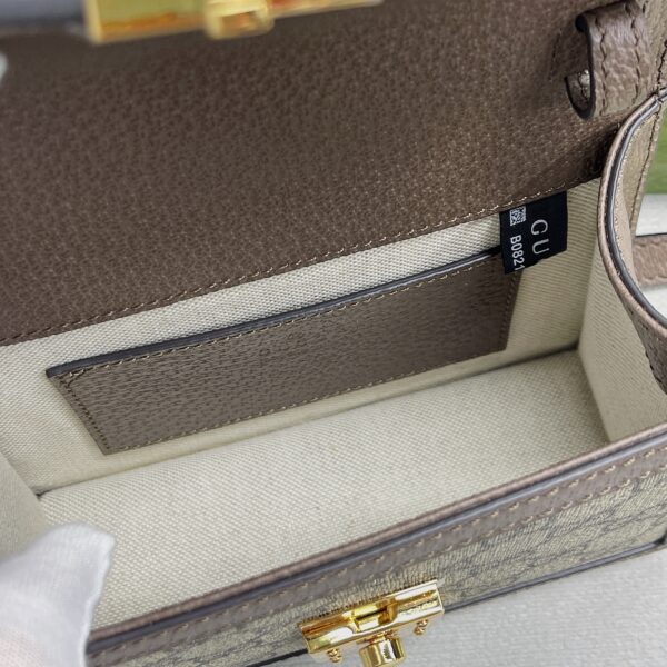 1:1 Replica Gucci Ophidia GG Mini Shoulder Bag Beige For Women, Women's Bags 6.9in/18cm GG 696180 UULAG 9682