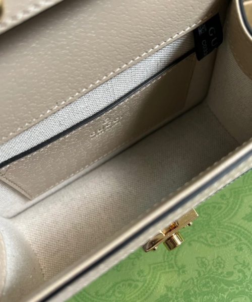 1:1 Replica Gucci Ophidia GG Mini Shoulder Bag Beige For Women, Women's Bags 6.9in/18cm GG 696180 UULAG 9682