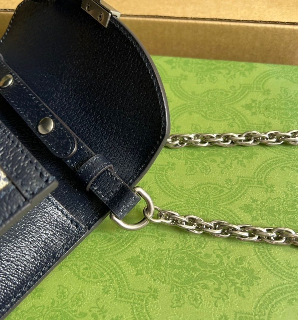 1:1 Replica Gucci Ophidia GG Mini Shoulder Bag Beige For Women, Women's Bags 6.9in/18cm GG