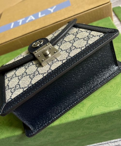 1:1 Replica Gucci Ophidia GG Mini Shoulder Bag Beige For Women, Women's Bags 6.9in/18cm GG