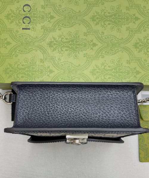 1:1 Replica Gucci Ophidia GG Mini Shoulder Bag Beige For Women, Women's Bags 6.9in/18cm GG