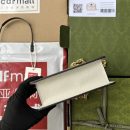 1:1 Replica Gucci Ophidia GG Mini Shoulder Bag White For Women, Women's Bags 6.9in/17.5cm GG ‎696180 UULAK 9956