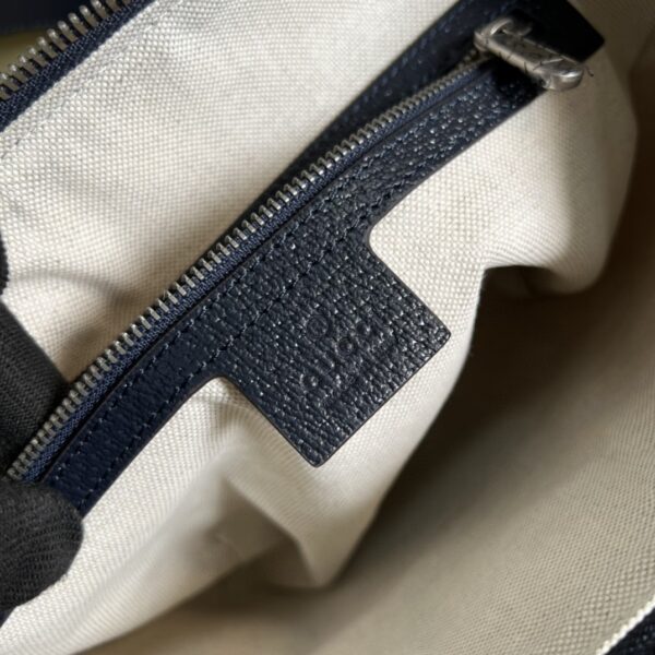 1:1 Replica Gucci Ophidia GG Small Shoulder Bag Beige And Blue GG Supreme Canvas For Women 12in/30cm 598125 2ZGMN 4076