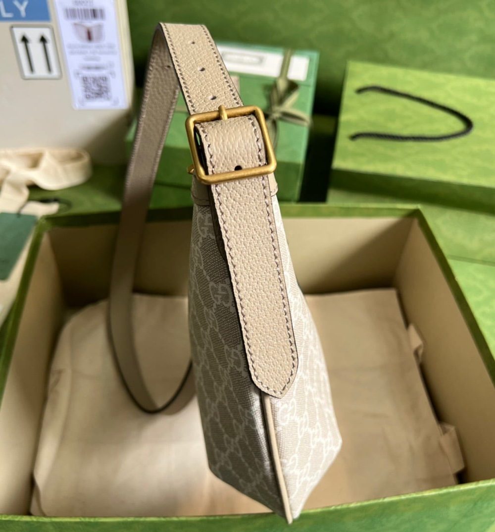 1:1 Replica Gucci Ophidia GG Small Shoulder Bag Beige For Women, Women's Bags 11.8in/30cm GG 598125 UULAT 9682