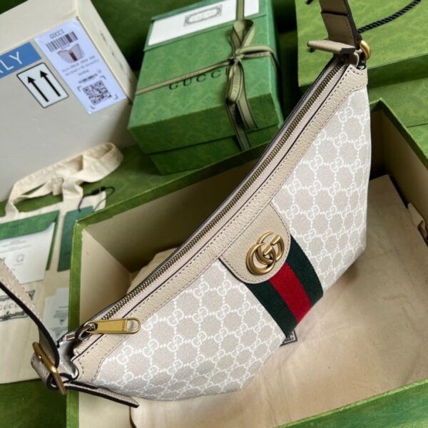 1:1 Replica Gucci Ophidia GG Small Shoulder Bag Beige For Women, Women's Bags 11.8in/30cm GG 598125 UULAT 9682