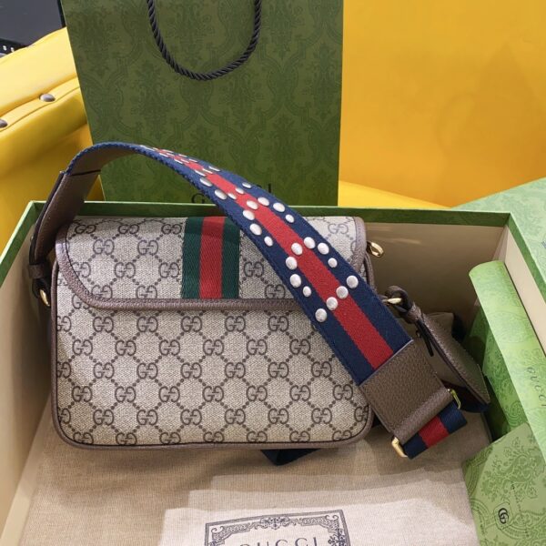 1:1 Replica Gucci Ophidia GG Small Shoulder Bag Beige For Women, Women's Bags 9.1in/23cm GG 722117 FAAX3 9789