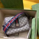 1:1 Replica Gucci Ophidia GG Small Shoulder Bag Beige For Women, Women's Bags 9.1in/23cm GG 722117 FAAX3 9789