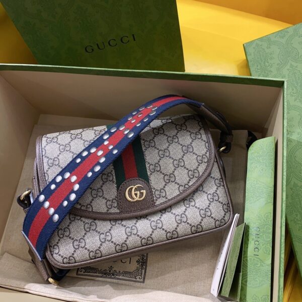 1:1 Replica Gucci Ophidia GG Small Shoulder Bag Beige For Women, Women's Bags 9.1in/23cm GG 722117 FAAX3 9789