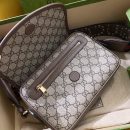 1:1 Replica Gucci Ophidia GG Small Shoulder Bag Beige For Women, Women's Bags 9.1in/23cm GG 722117 FAAX3 9789