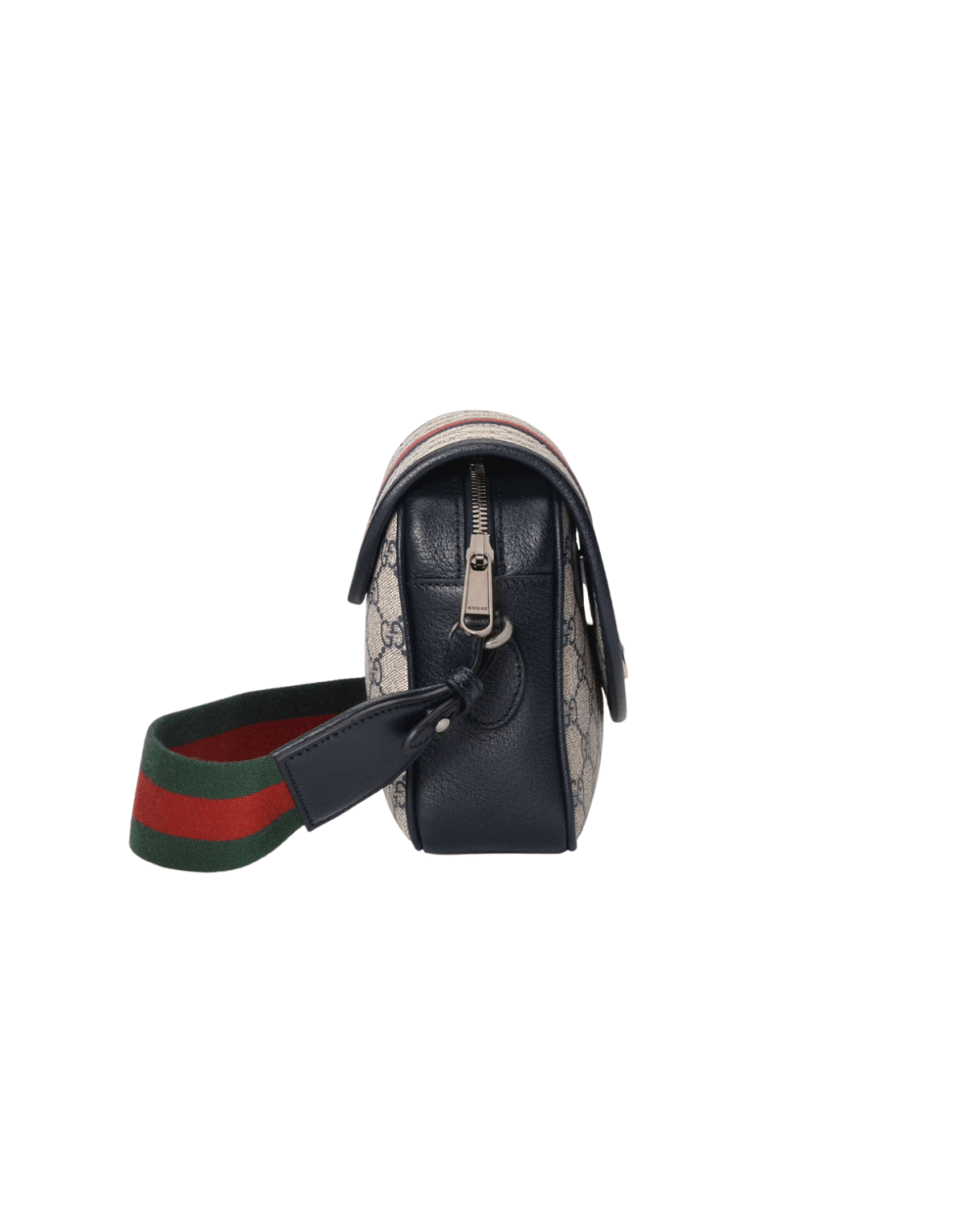 1:1 Replica Gucci Ophidia GG Small Shoulder Bag Dark Blue/Beige For Women, Women's Bags 9.1in/23cm GG