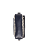 1:1 Replica Gucci Ophidia GG Small Shoulder Bag Dark Blue/Beige For Women, Women's Bags 9.1in/23cm GG